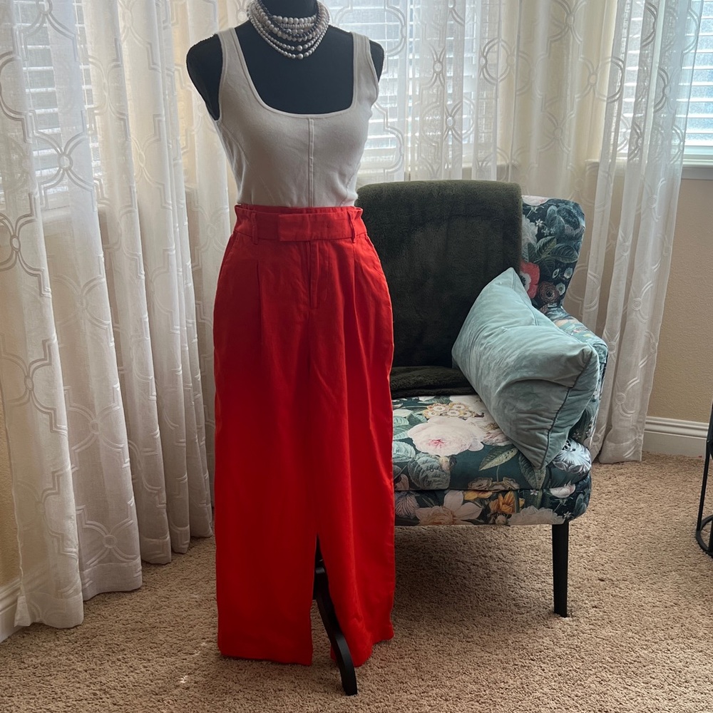 Banana Republic Red Pantsuit